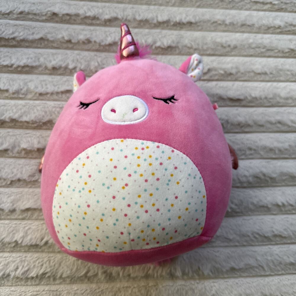 Squishmallows Annalise 8” Pink Pegasus Unicorn Horse Birthday Gift